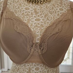 Natori Lace Trimmed Munimizwe Bra Nude 36G